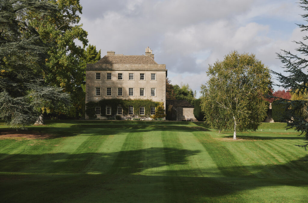Langley house event and holiday location with manicured gardens