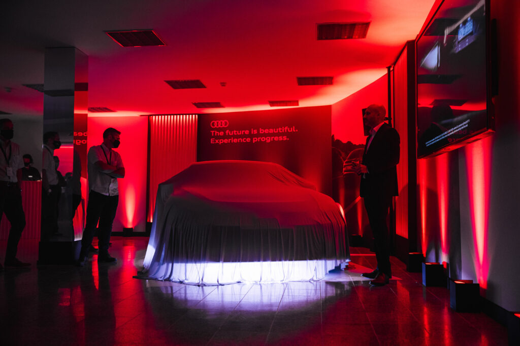 Audi luxury brand launch