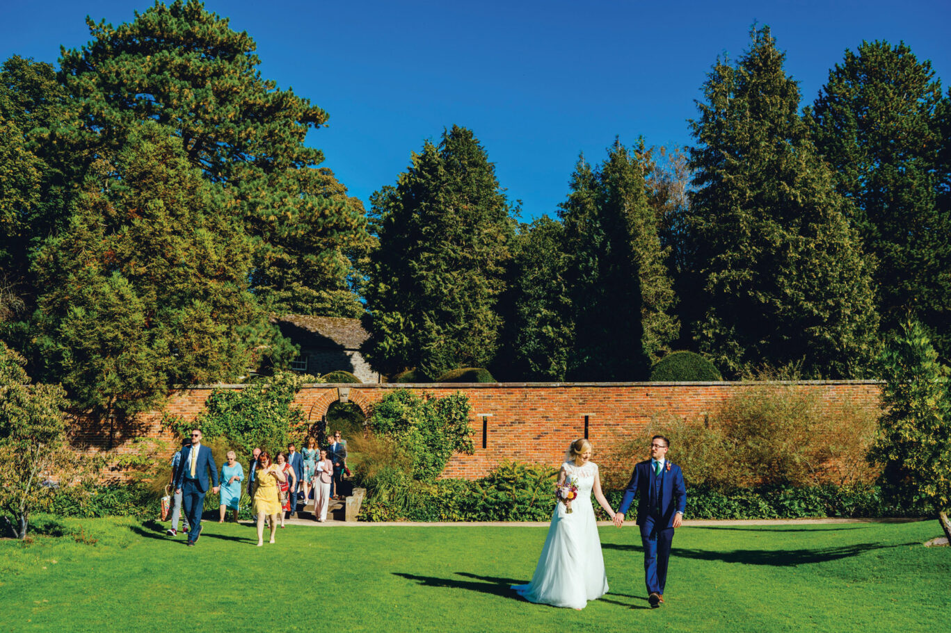 Wedding couple of Broughton Hall Private Spa West Yorkshire
